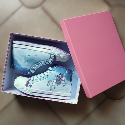 Santoro London Gorjuss high sneakers size 31 new