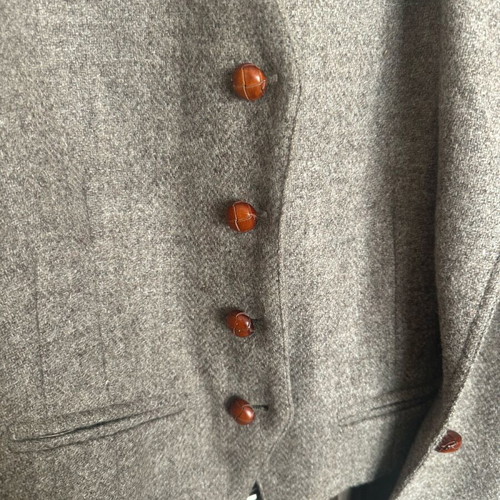 Max Mara Weekend blazer and vest size UK 12 used, grey and brown