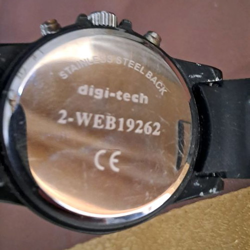 Magnum wristwatch used, men's black without strap