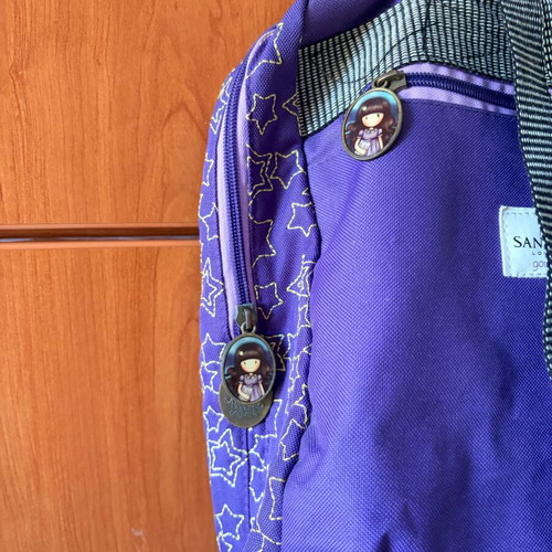 Santoro Gorjuss Catch a Falling Star backpack like new, purple