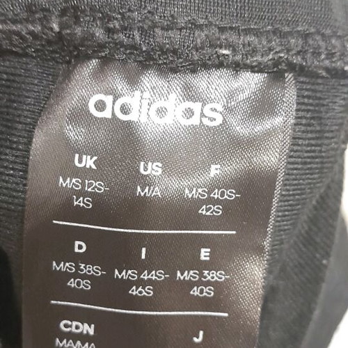 Adidas women's tracksuit new, black with white stripes, size M
