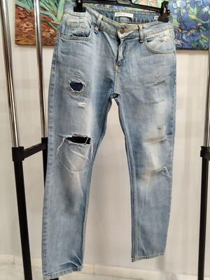 Zara Vintage Denim Jeans size 36 like new, straight fit, blue
