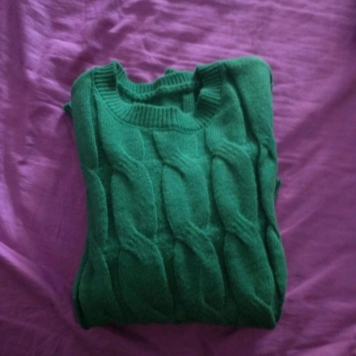 Achilleas Accessories knitted sweater new, green, size M-L