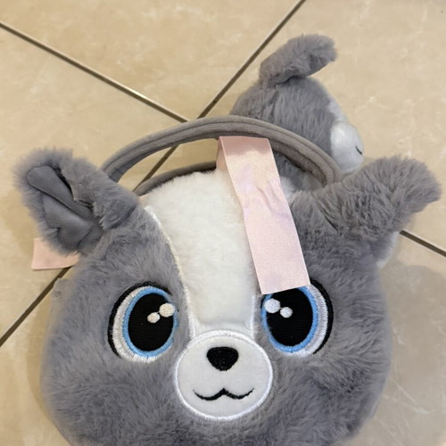 Dog-shaped bag like new