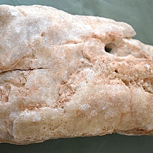 Stalagmitic calcite large sample possibly part of stalagmite-stalactite
