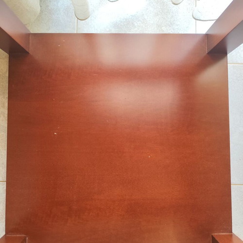 Coffee table used with missing glass top and minor scratches