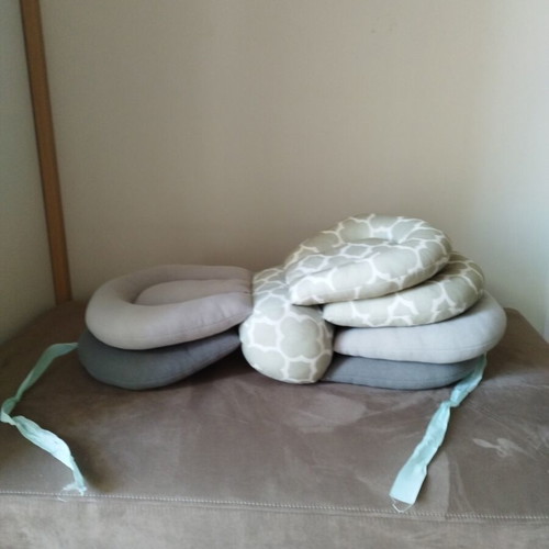 Nursing pillow with adjustable height, like new, gray