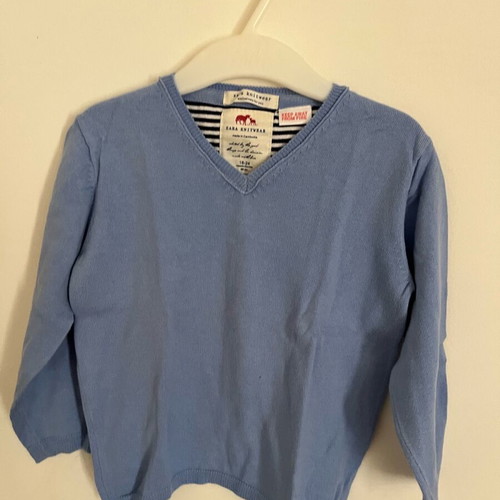 Zara knitware boy's sweater 18-24 months 86cm used, blue