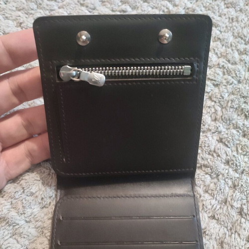 Louis Vuitton Monogram Glacé wallet like new, vintage brown and black