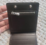 Louis Vuitton Monogram Glacé wallet like new, vintage brown and black