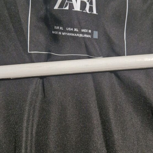 Zara black jacket like new, fall-winter 2023, size XL
