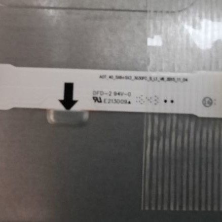Led backlight strip E213009 DFD-2 94V-0 για Samsung UE40J5100AW μεταχειρισμένο, 3 μπάρες