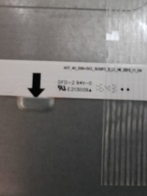 Led backlight strip E213009 DFD-2 94V-0 για Samsung UE40J5100AW μεταχειρισμένο, 3 μπάρες