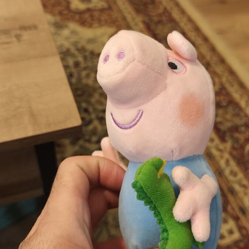 Peppa Pig family plush toys like new