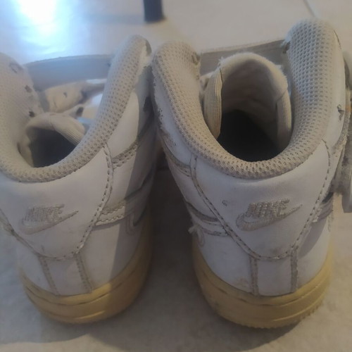 Nike leather boots used, white, size 26