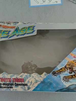 Dino-Riders Ice Age Sabre Tooth Tiger used box and instructions TYCO