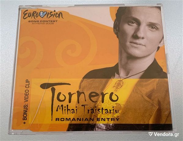  Mihai Traistariu - Tornero 4-trk cd single Eurovision Romanian entry