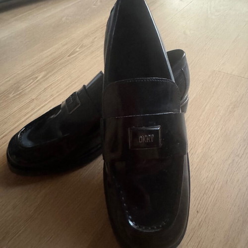 DKNY loafers used, size 38.5, black