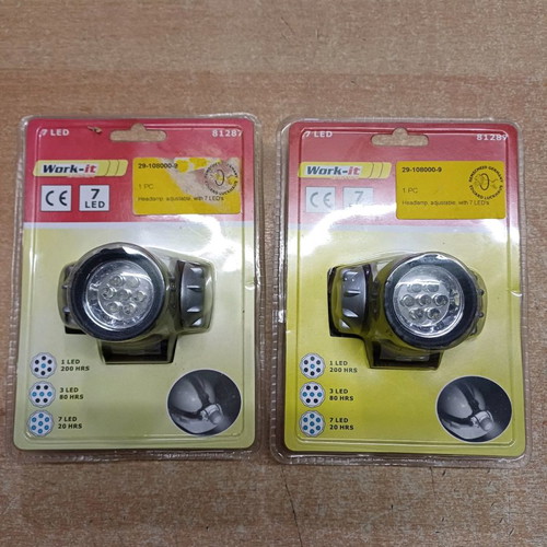 Headlamps set of 2 pieces