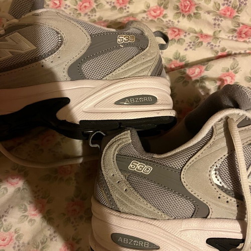 New Balance sneakers size 42.5, new, gray and white