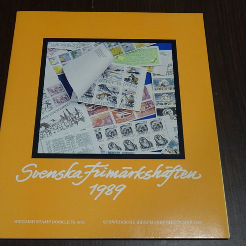 Swedish stamp booklets 1989, PFA Year Book, MNH