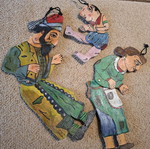 Karagiozis leather figure set like new
