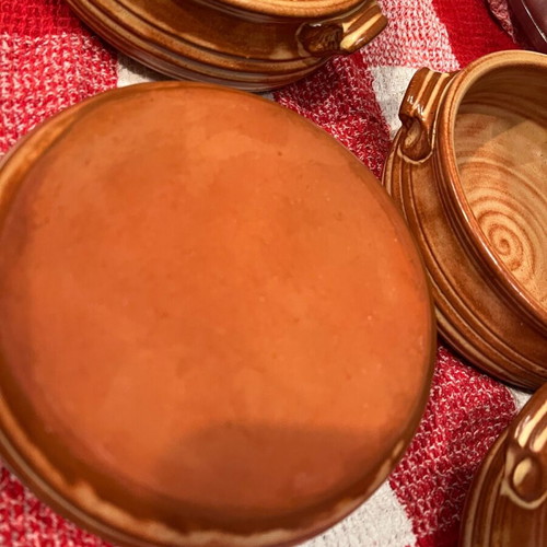 Ceramic frying pan molds set of 6 new