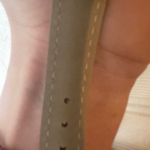 Women's watch new, beige and pink