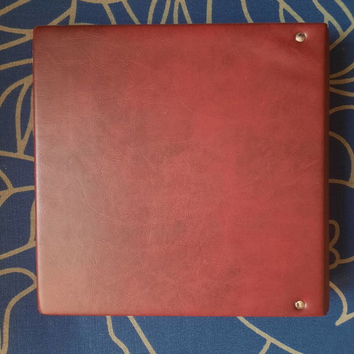 Vintage banknote and coin album, 18 pages, Sweden