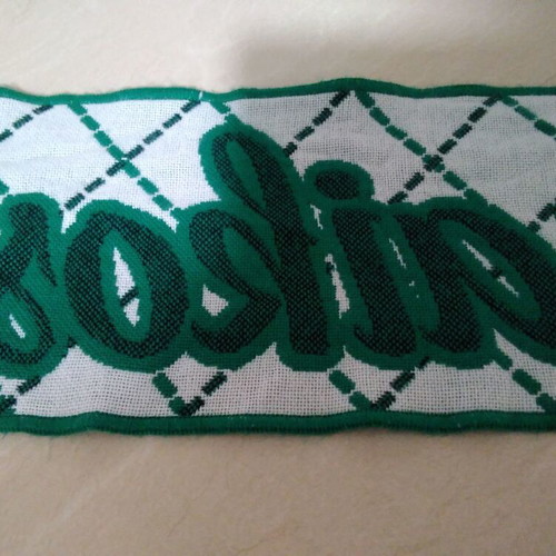 Panathinaikos 100 Years Anniversary Scarf like new, authentic