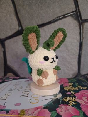 Leafeon knitted amigurumi made to order