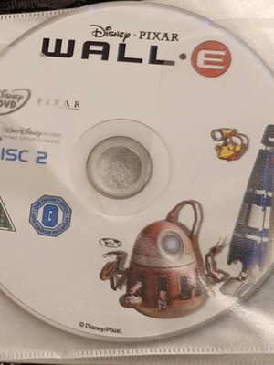 Disney Wall E DVD used, 2 DVDs authentic without case