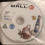 Disney Wall E DVD used, 2 DVDs authentic without case