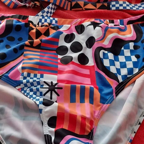 Shein plus size bikini swimsuit new multicolor 7XL (fits 4XL)