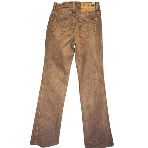 Trussardi vintage women's jeans, size S, brown