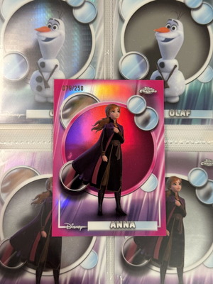 Disney Topps Chrome Frozen Anna card 79/250