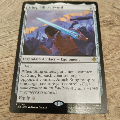 Magic the Gathering Sting, Bilbo's Sword card