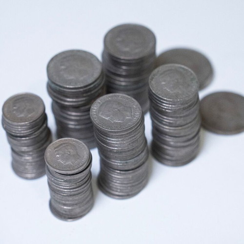 King Konstantinos Coins like new, set of 163 from Greece
