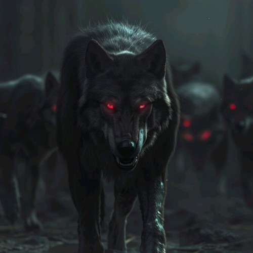 Wolf wolves poster
