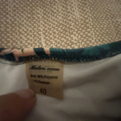 Swimsuit used, size M, green