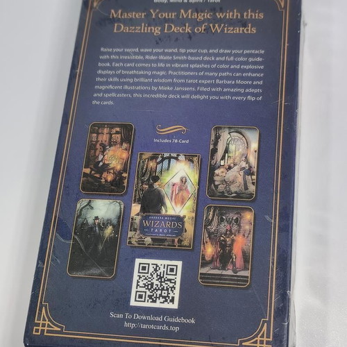 Wizards Tarot deck 78 cards by Barbara Moore like new