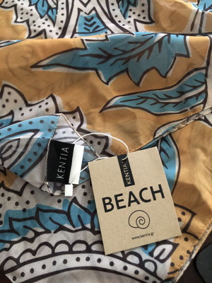 Kentia Beach Sarong new, multicolor print