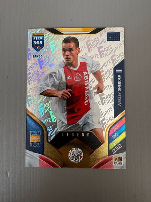 Wesley Sneijder Ajax Legend FAN35 Panini FIFA Adrenalyn 365 2025-26 like new