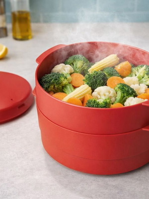 Tupperware Steamer Complete Set, New