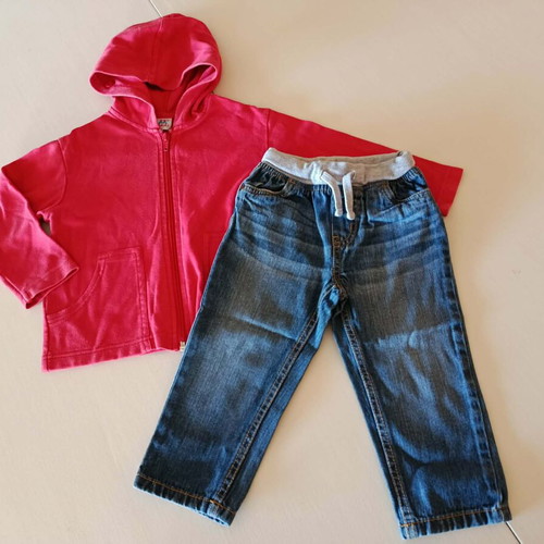 Baby boy set 12-18 months Mothercare jeans and Mauli jacket like new