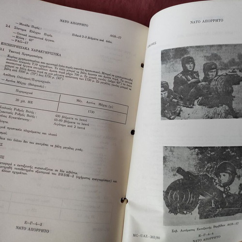 Rare NATO 1984 confidential edition on Warsaw Pact forces equipment, new