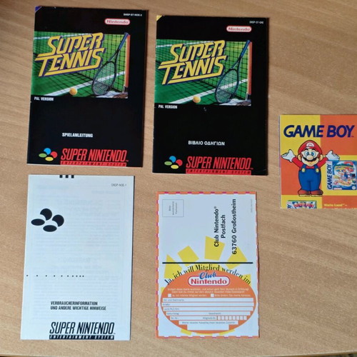 Super Tennis SNES used, boxed with instructions