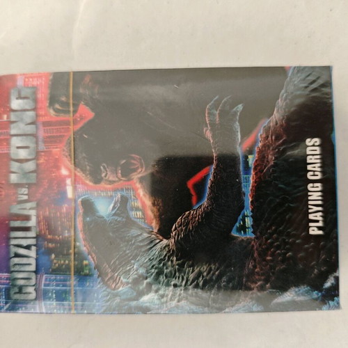 Godzilla vs. Kong playing cards new from Aquarius