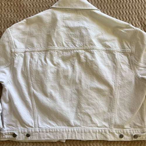 COS Denim Jacket, oversized, white