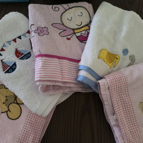 Children's bath towels new, various brands, 70x140 cm